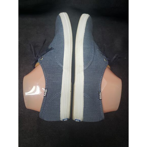 Keds Champion Ticking Blue Canvas Shoes | Womens Size 8.5 - Picture 3 of 9